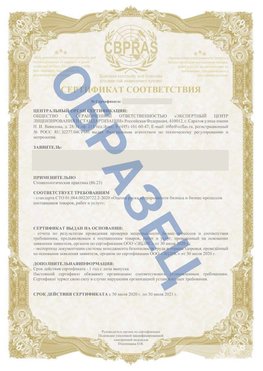 Образец Сертификат СТО 01.064.00220722.2-2020 Алексин Сертификат СТО 01.064.00220722.2-2020 