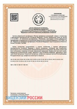 Приложение СТО 03.080.02033720.1-2020 (Образец) Алексин Сертификат СТО 03.080.02033720.1-2020